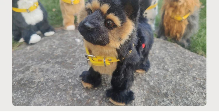 Interactive Walking Plush Robot Dog