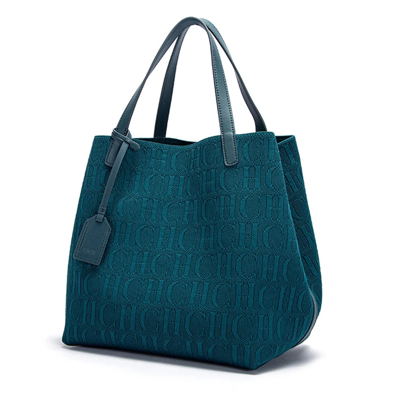 Large Capacity Knitted Tote Bag