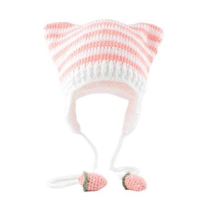 Women’s Cat Ear Knitted Winter Beanie