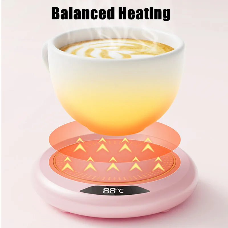 1Pc Thermostatic Heating Coaster USB Home Heating Coaster