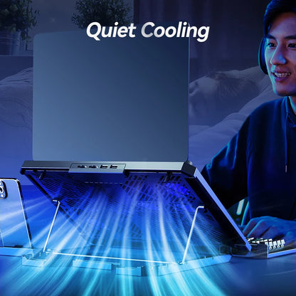 F12L 12-Fan Laptop Cooling Pad