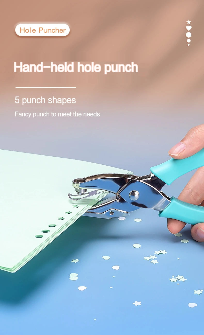Handheld Single Hole Paper Punch