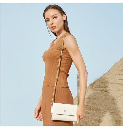 Classic Square Crossbody Messenger Bag