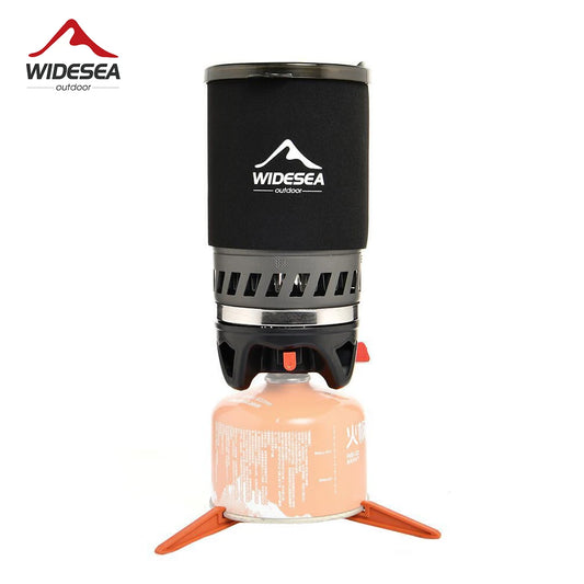 Widesea Camping Cooking System with Heat Exchanger