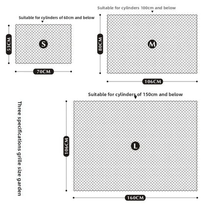 Aquarium Anti-Jump Mesh Lid