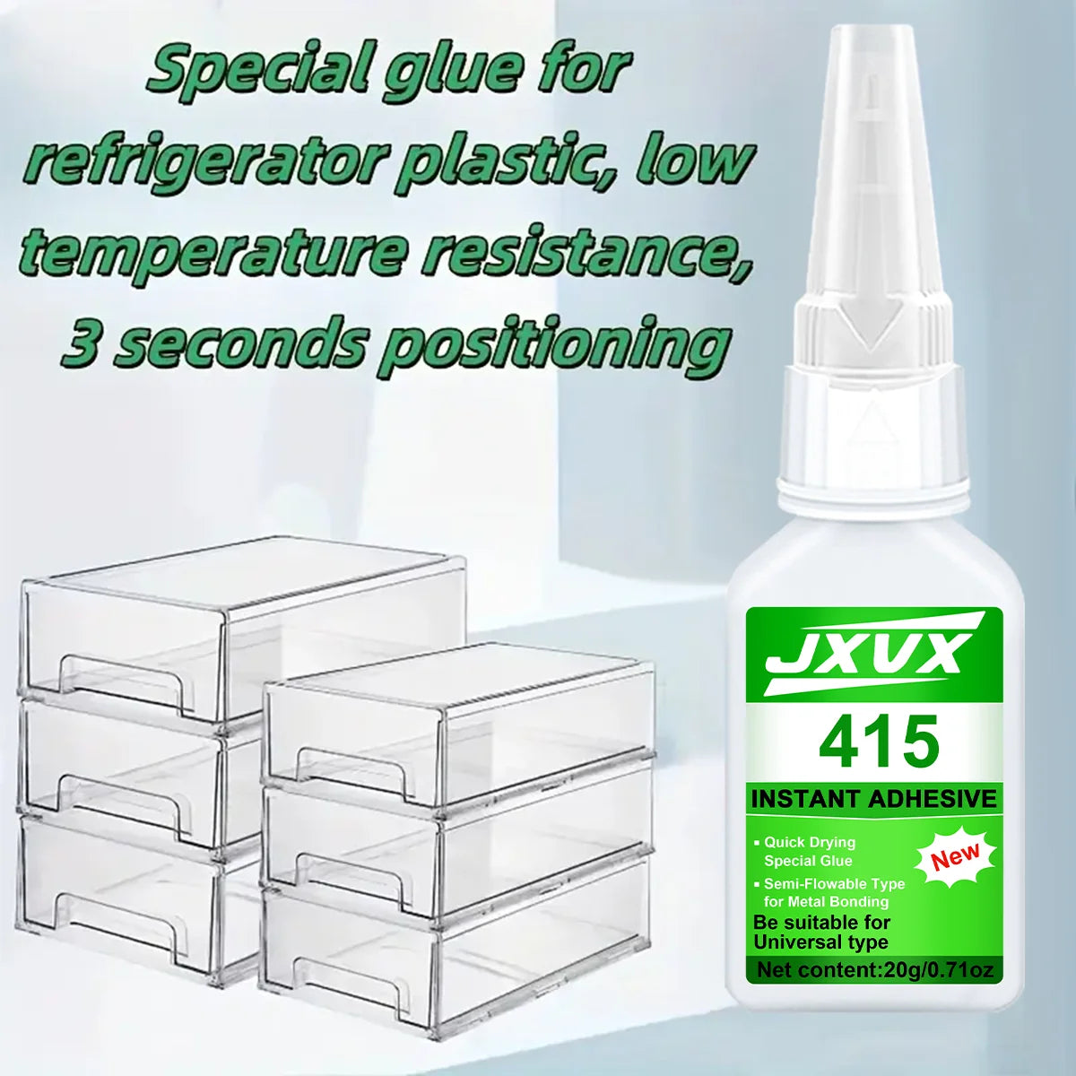 Crystal Clear Waterproof Glass Repair Glue