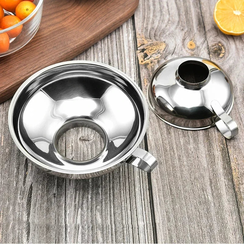 Stainless Steel Wide Mouth Canning Funnel