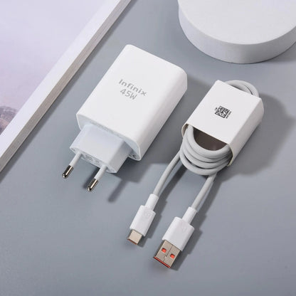 Infinix 45W USB-C Fast Charging Wall Charger