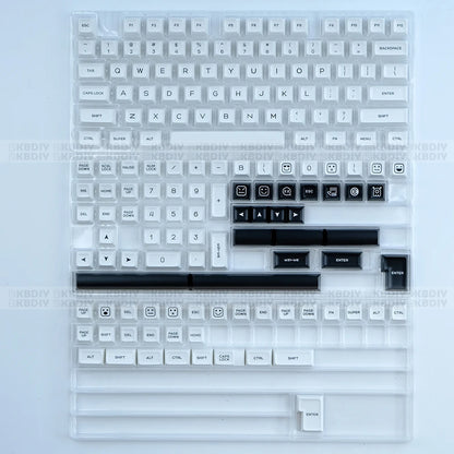 160-Key Double-Shot PBT SA Profile Keycaps for MX Mechanical Keyboards