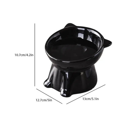 Elevated Cat Bowl with Non-Slip Base