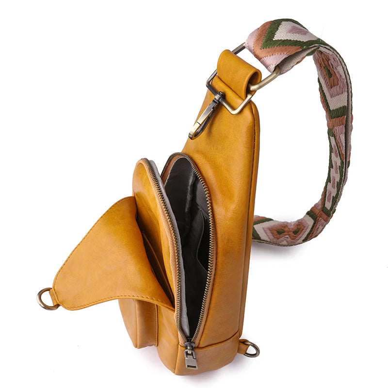 Women’s PU Leather Crossbody Sling Bag