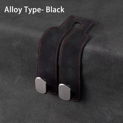 2 in 1 Car Premium Suede Hanging Dual Hook