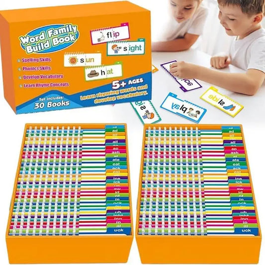 30 Books Set Read & Rhyme Word Family Learning Books