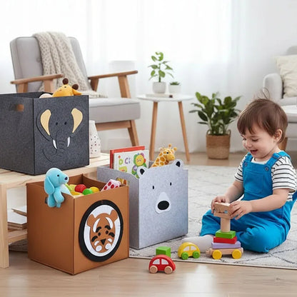 Felt Pet Toy & Household Storage Basket