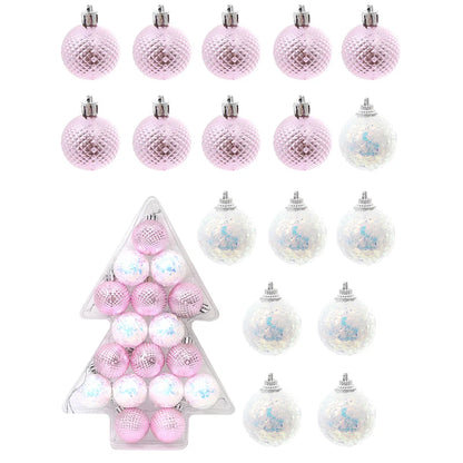 17-Piece Christmas Bauble Ornament Set