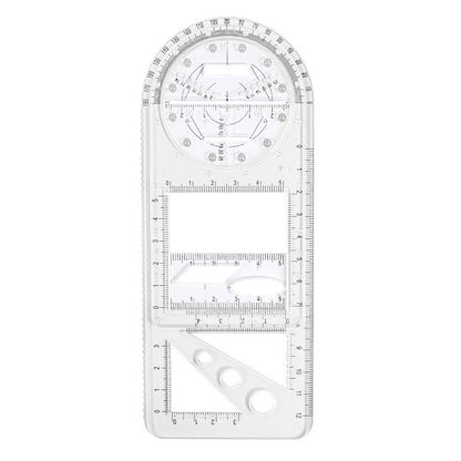 Multifunctional Geometric Drawing Ruler