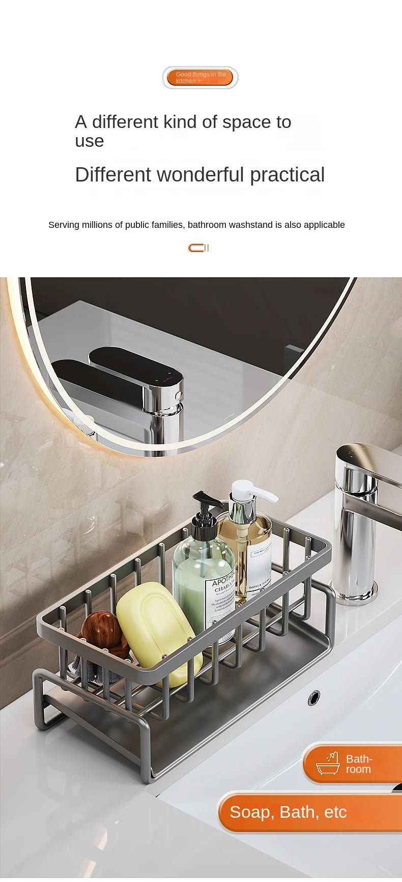 Stainless Steel Sink Drainage Rack