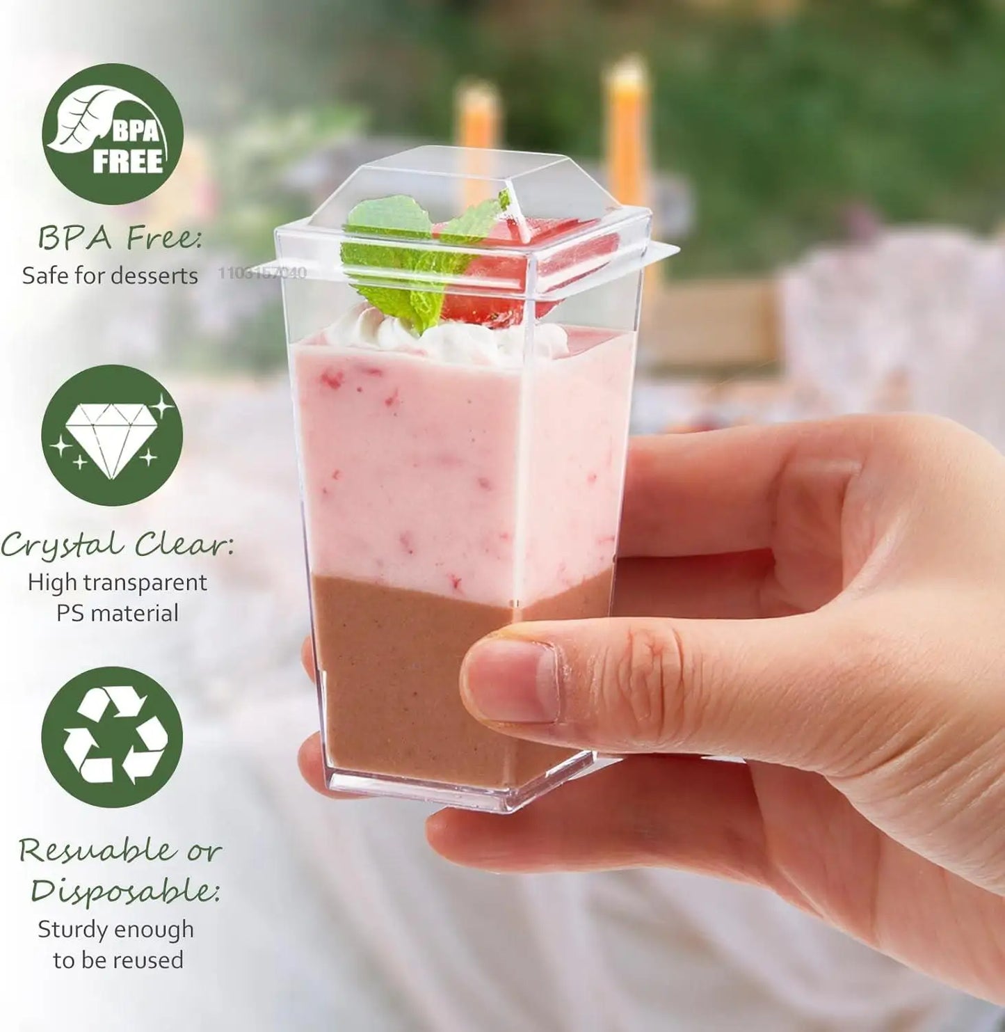 Mini Dessert Cups Set
