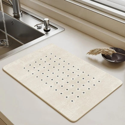 Diatom Mud Kitchen Drying Mat