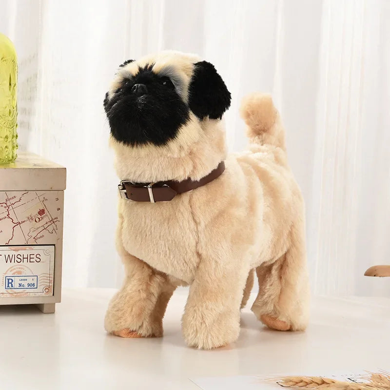 Interactive Walking Plush Robot Dog