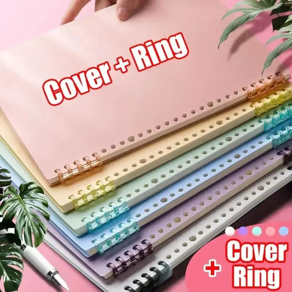 Colourful A4 A5 B5 Loose Leaf Book Covers