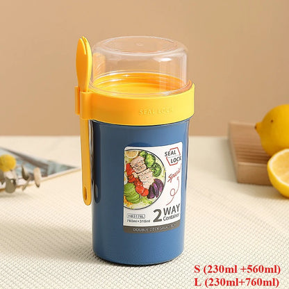 Bento Salad & Breakfast Cup Container Set
