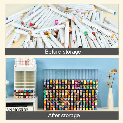 Transparent Acrylic Marker Pen Organizer Box