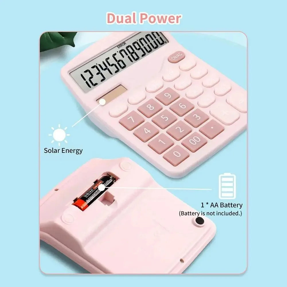 12-Digit Dual Power Desktop Calculator
