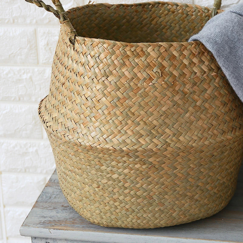 Seagrass Wicker Storage Basket