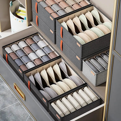 Drawer Underwear Organizer Storage Box with Compartments