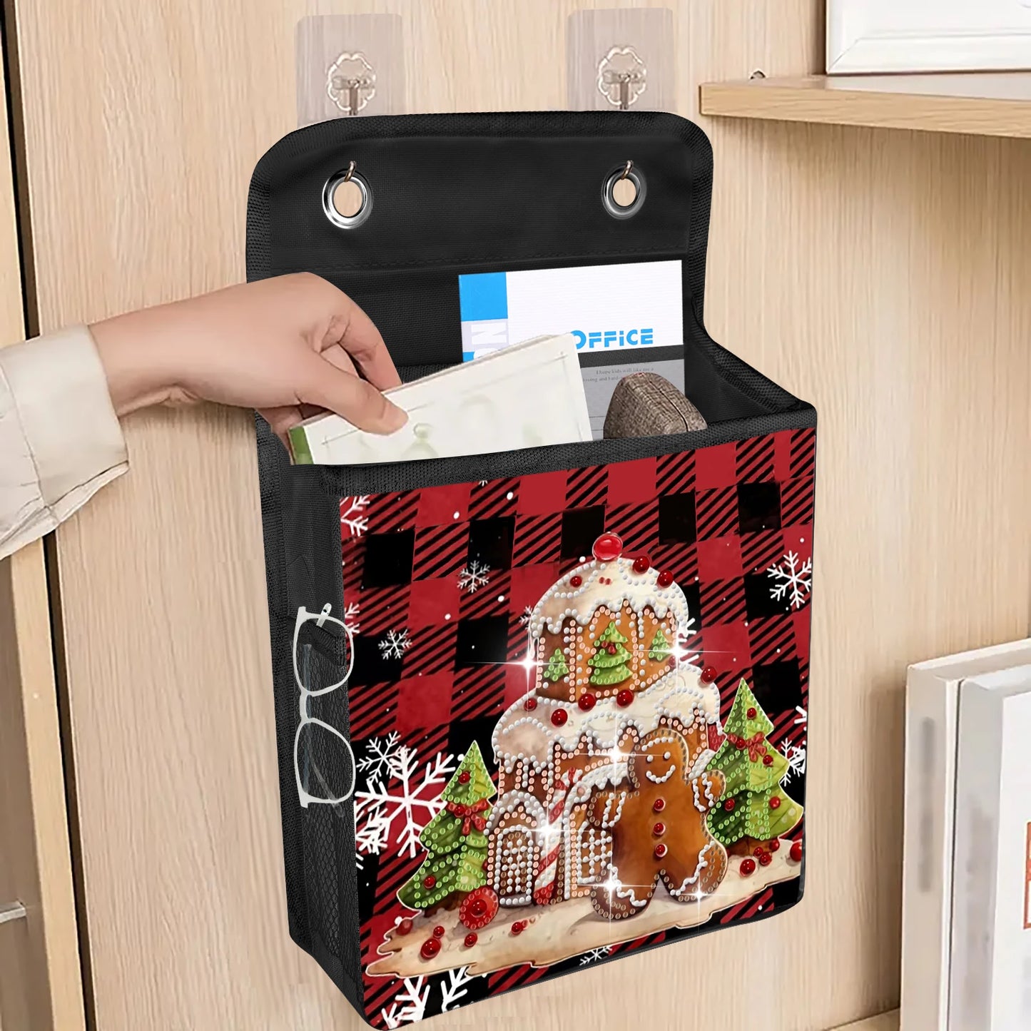 DIY Christmas Diamond Painting Hanging Bag