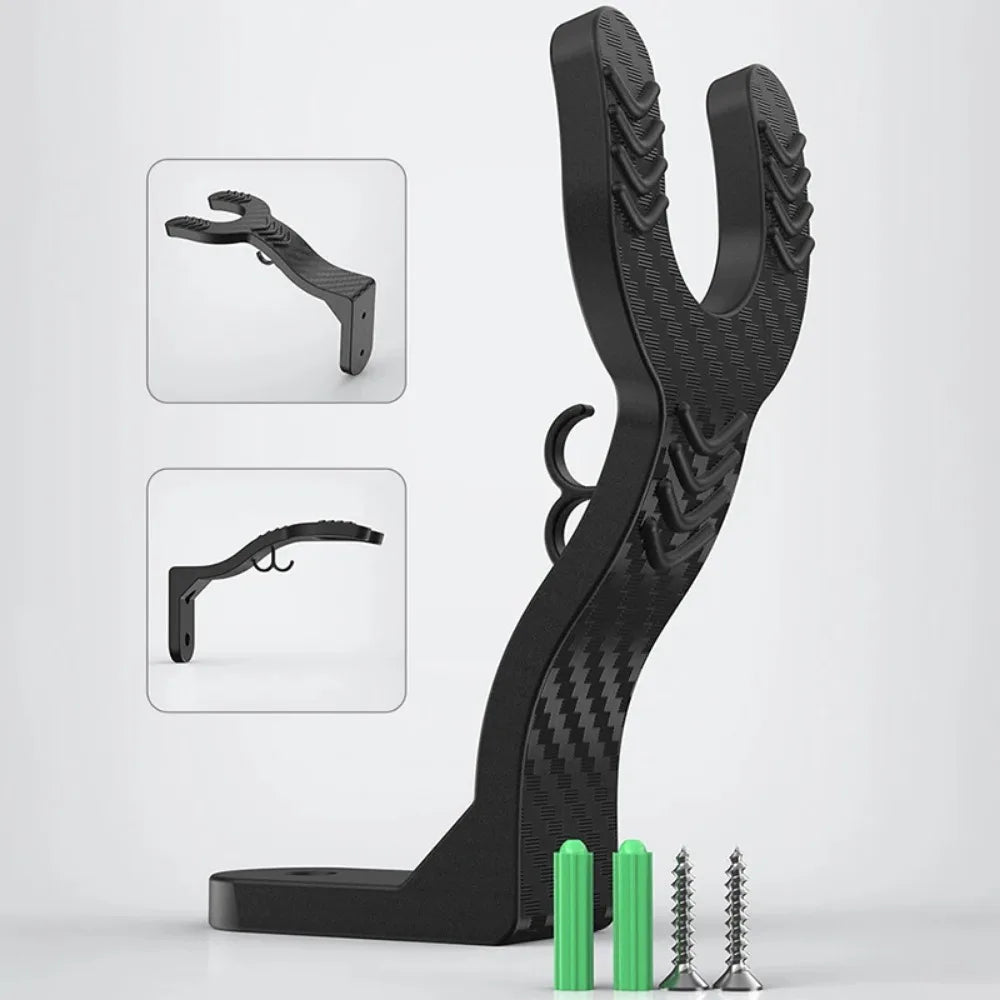 Wall-Mounted Motorcycle Helmet Hook