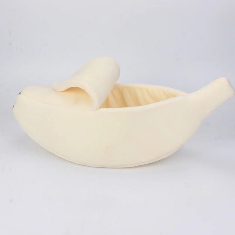 Funny Banana Pet Bed House for Cats & Small Dogs