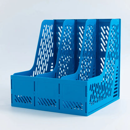 Large-Capacity Desktop File Rack for Document Organisation