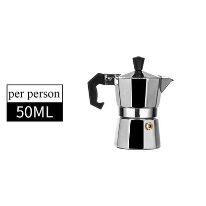 Classic Aluminum Moka Pot Espresso Maker