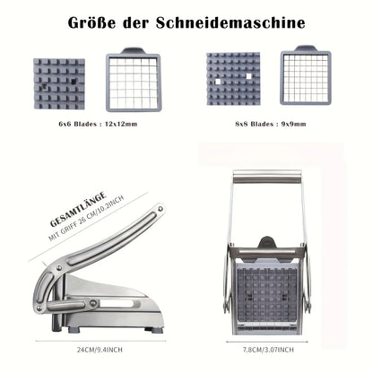 Stainless Steel French Fry & Vegetable Cutter