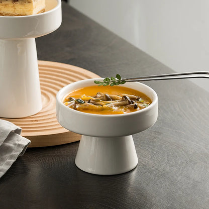 Ceramic Pedestal Serving Bowl