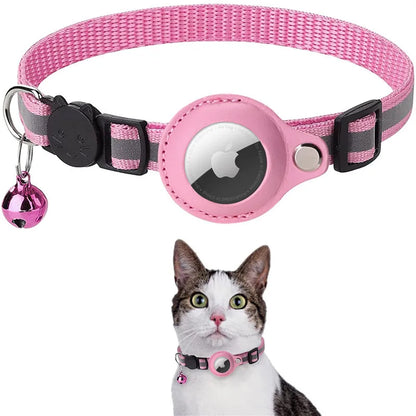 Adjustable Kitten Collar with AirTag Case