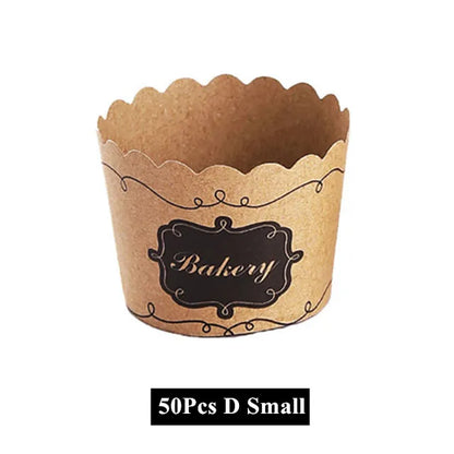 Kraft Paper Baking Cups for Cupcakes