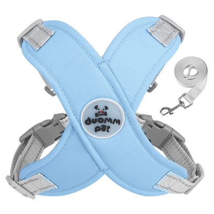Dog Harness Leash Set – Reflective Breathable Pet Vest Harness