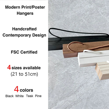 Magnetic Wooden Poster Hanger Frame