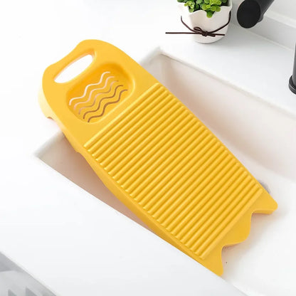 Thickened Hand Wash Laundry Washboard with Soap Holder