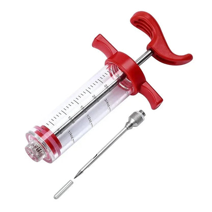 BBQ Marinade Injector Syringe Set for Turkey, Chicken, Beef & Pork