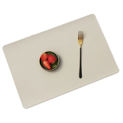 PU Leather Waterproof Dining Placemat