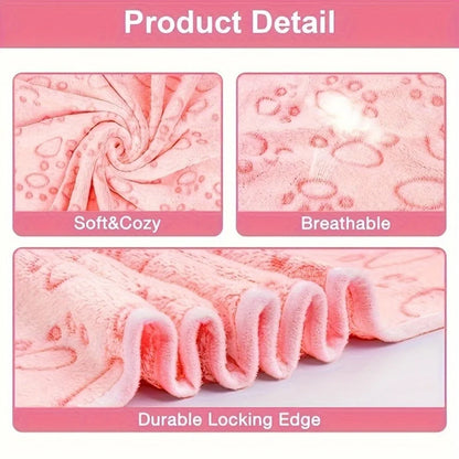 Soft Flannel Fleece Pet Blanket Mat