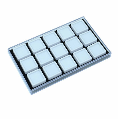 Jewellery Storage Case with Foam Grid Inserts