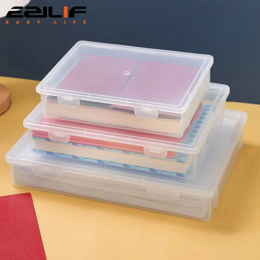 A4 Document Organizer Storage Box with Lid