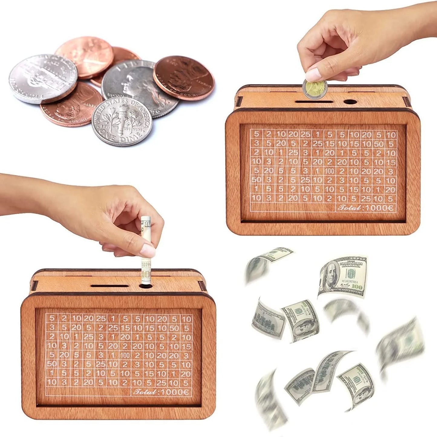 Cash Saving Box Piggy Bank