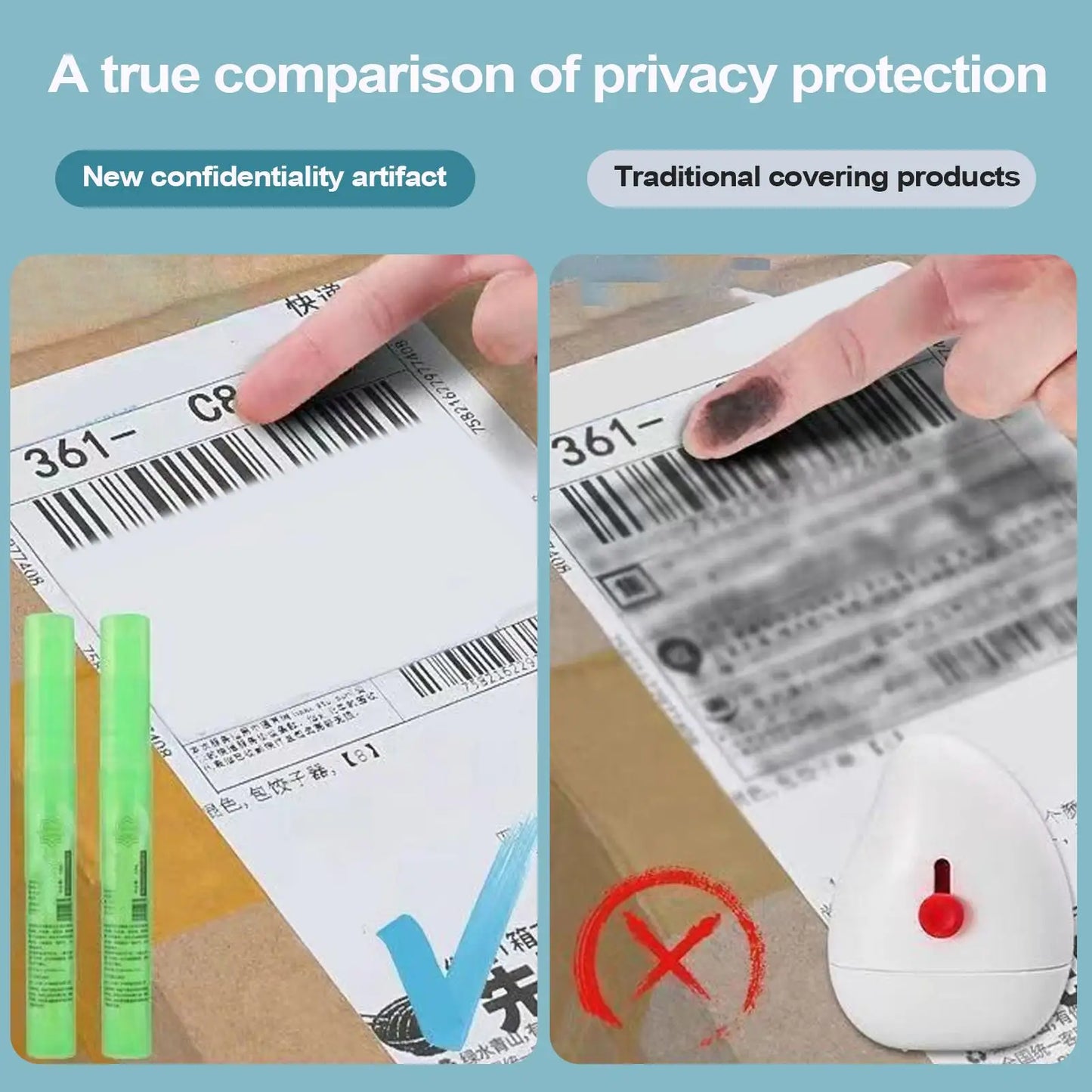 Thermal Paper Privacy Spray Pen