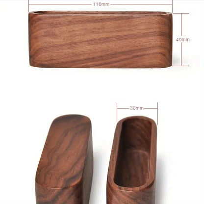 Wooden Business Card Holder Stand